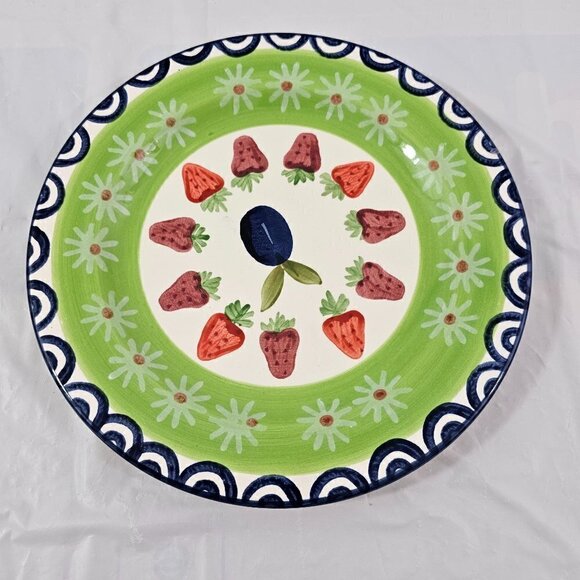 Pfaltzgraff Sommersby Strawberry 8.5”Stoneware Salad Luncheon Plates Set of 4 - Picture 10 of 16